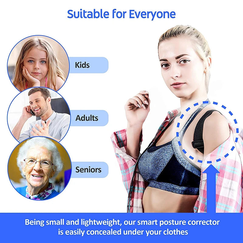 Smart Adjustable Posture Corrector for Hunchback and Shoulder Support