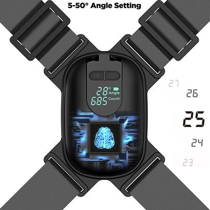 Smart Adjustable Posture Corrector for Hunchback and Shoulder Support