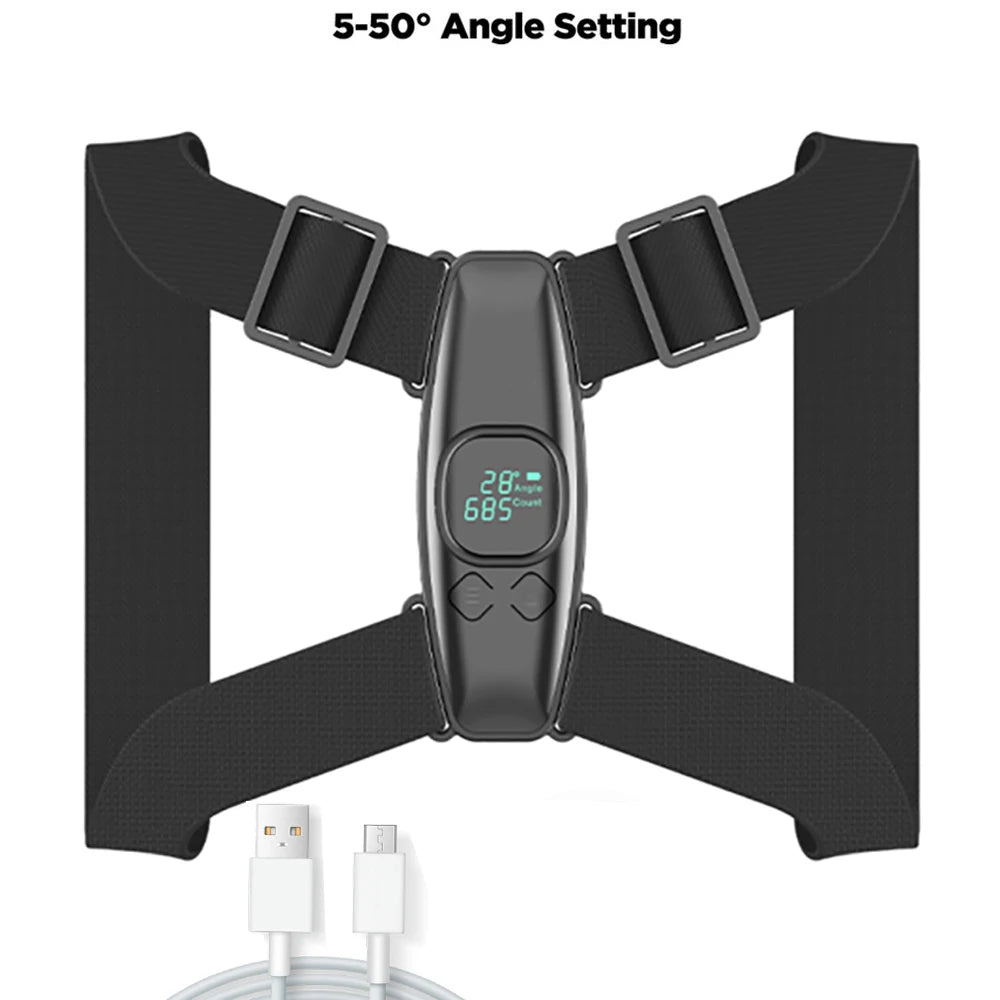 Smart Adjustable Posture Corrector for Hunchback and Shoulder Support